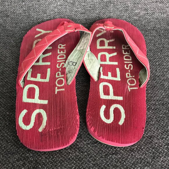 Sperry Top-Sider Topsail Pink Flip Flop Thongs Beach Sandals Women's Size 5 M - Picture 7 of 9